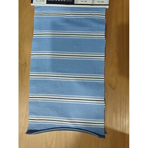 Breathable And Sweat-Absorbing Skin-Friendly Comfortable Striped Material Fabric For T-Shirt