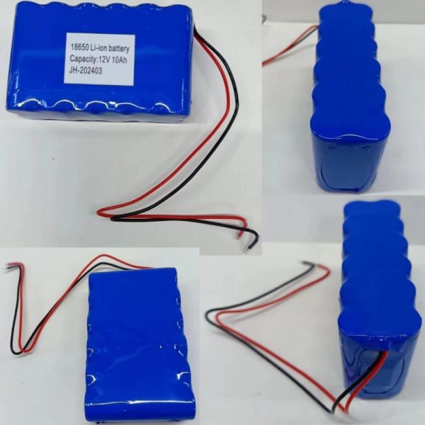 Custom Battery Pack 12V 10Ah 18650 3cells in series 4 in parallel