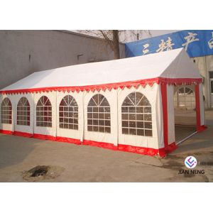 Customized Size Outdoor Party Tent With Clear Window PVC Sidewalls For Church