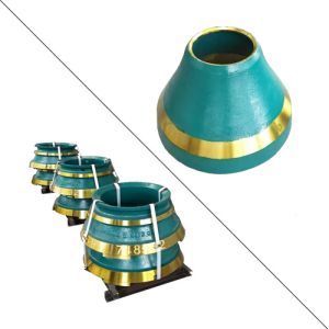 High manganese steel crusher concave and mantle with high wear resistance