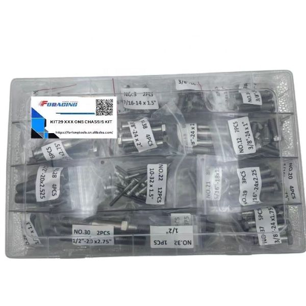 Buy Universal Fitment Sprint Car Chassis Kit Quick Change Rear and Rear Suspension with Titanium One Nut Racing Bolt Set at wholesale prices