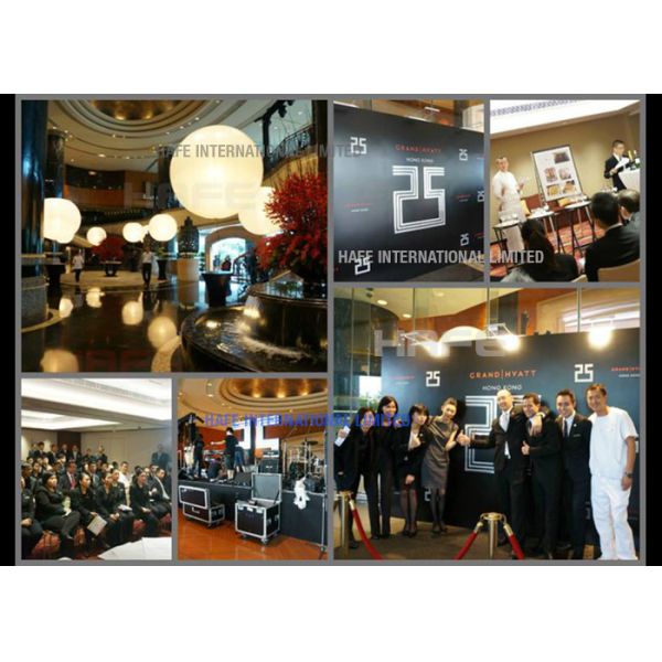 Shine Moon Flying Helium Multicolor Light Up Led Balloons 12.5 Ft With Metal Halide 4000W