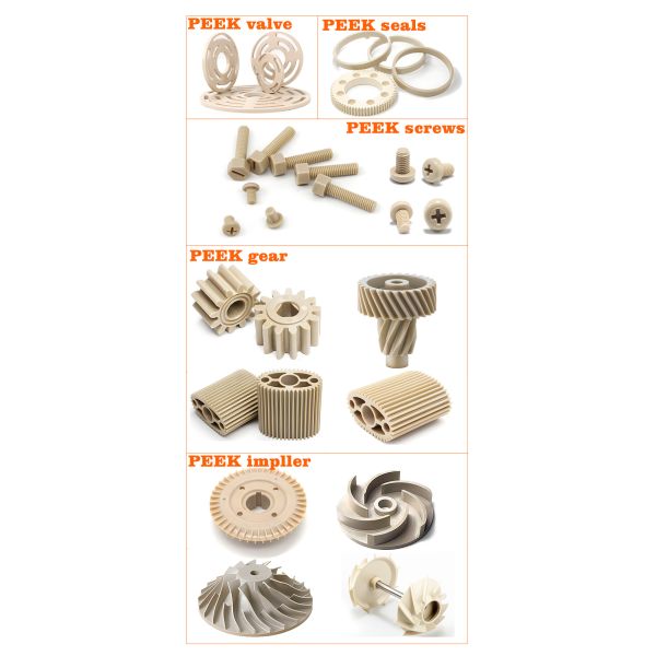 30% carbon fiber reinforced PEEK cushioning and shock-absorbing roller