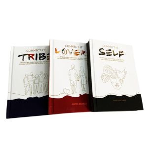 220 Pages Logo Spot UV Coated Hardcover Book Printing