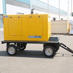 100KW Mobile Diesel Generator 3 Phase Air Cooled Electric