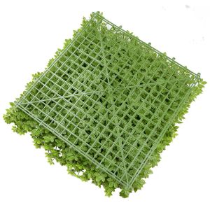 PE Plastic Plants Artificial Bush Wall 50*50cm For Home Decorative