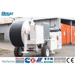 Quality 97kw Engine Rated Power Hydraulic Cable Tensioner 5 Km/H Max Payoff Speed for sale