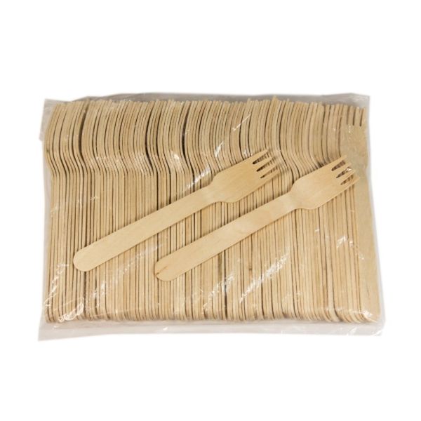Buy Biodegradable Compostable Disposable Spoon Knife Fork Bamboo Wooden Cutlery at wholesale prices