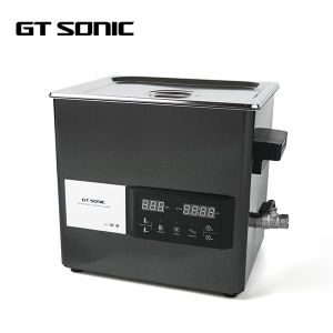 SUS304 Detachable Digital Ultrasonic Cleaner Titanium Black Mirror 200W
