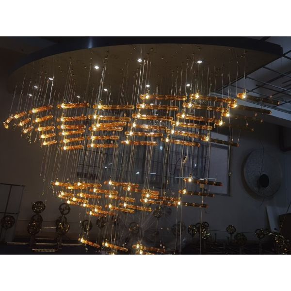 Chandelier Blown Glass Fancy Art Chandelier Hallway Chandelier Modern Hotel