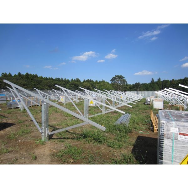 Buy Aluminum Solar Panel Ground Mounting Systems , Ground Mount Solar Racking System at wholesale prices