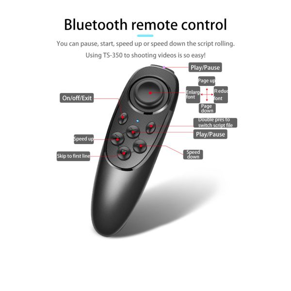 Universal Mobile Phone and Pad Prompting Teleprompter for Live Shooting TS-350Pro