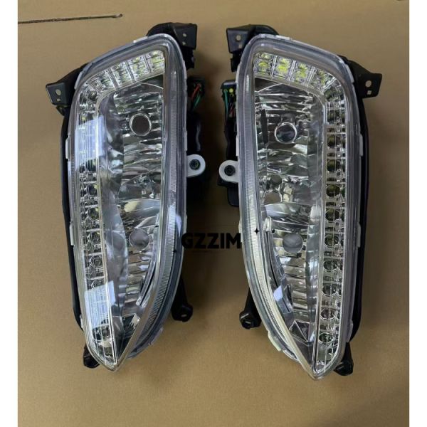 Auto Parts Fog Lamp Daytime Running Light For Hyundai Santa Fe 2013-2017