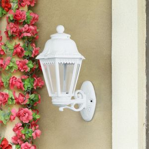Creative hexagonal white wall lamp waterproof modern outdoor light(WH-HR-83)
