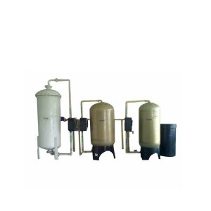 Manual Valve / Fleck Valve Water Softening Equipment Low Maintenance
