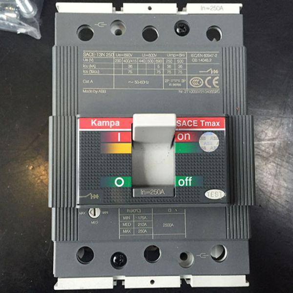 High quality 3p 200a T3N250 Tmax Sace mccb moulded case circuit breaker