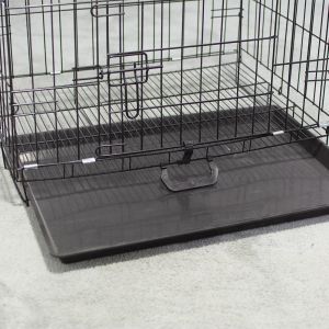 Foldable Stainless Steel 60x41x49cm Foldable Pet Cages