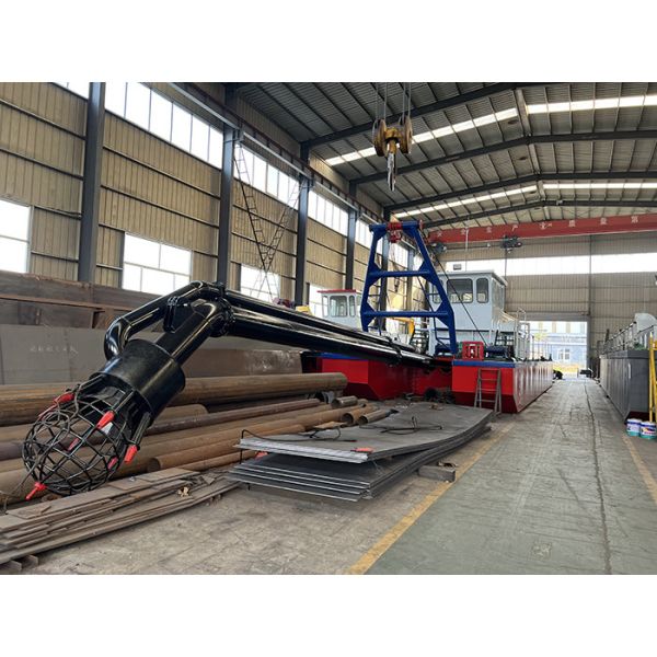 The designed output of the 10 inch model suction sand dredger is 150 cubic meters per hour