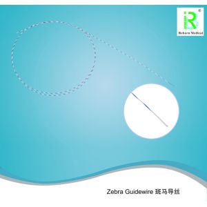 Clear Movement Zebra Guidewire Stiff Nitinol Hydrophilic Coated Length 150cm