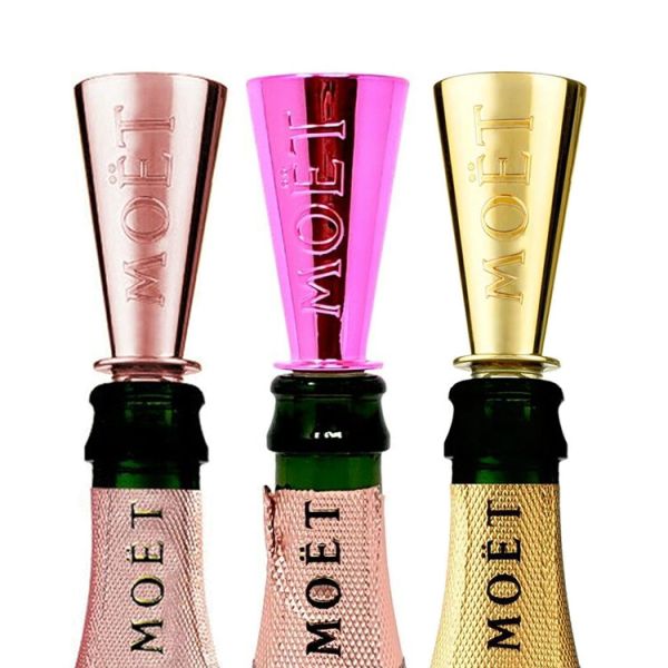 Gold Pink Plating Moet Chandon Champagne Sipper For Mini Moet Champagne 175ml