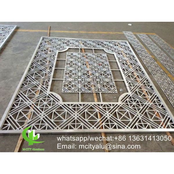 PVDF Finish Aluminum Cladding Panel with Customizable Patterns for Facade and Curtain Wall in 1000x2000mm Size