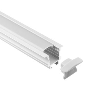 25*19mm LED Strip Recessed Channel Anodized Profile Aluminium Alloy