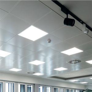 PVDF Galvanized Steel Ceiling Panels Concealed Square Edge Perforated Pattern