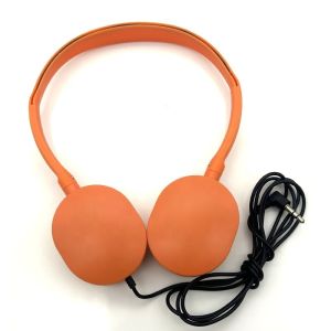 Tour Bus Disposable Headset with Colorful Design and 3.5mm Plug Customize