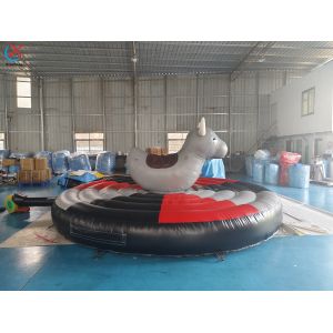Manufacturer Inflatable Rope Pulling Interactive Challenge Rodeo Bull Riding