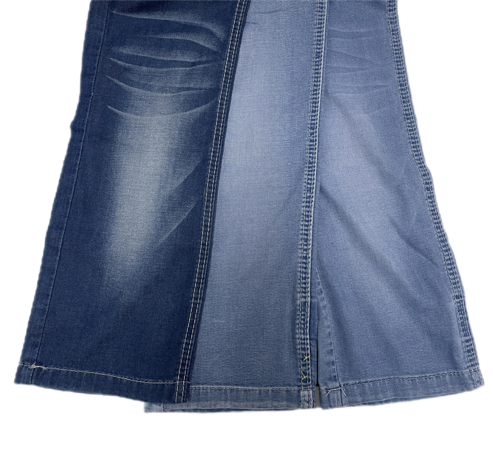 Blue Woven Summer Light Weight Tencel Lyocell Elastic Denim Fabric for Fashionable Jeans