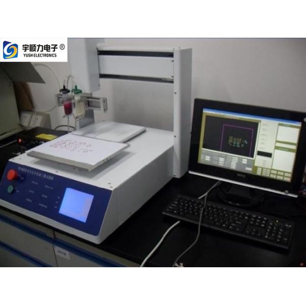 Buy 4 Axes 300*300*60mm SMT Liquid Dispensing Machine at wholesale prices