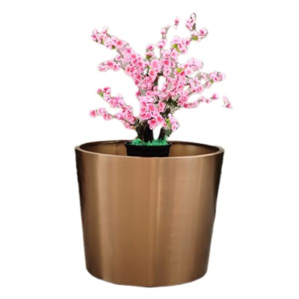 Buy Outdoor modern  luxury large round planters and flower pots at wholesale prices