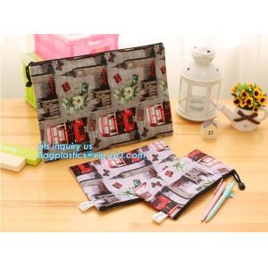 office stationery oxford cloth zipper file bag, A4 size document pockets file