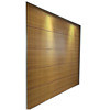 Aluminum Woodgrain Slatted Garage Door 1000mm - 6000mm Length