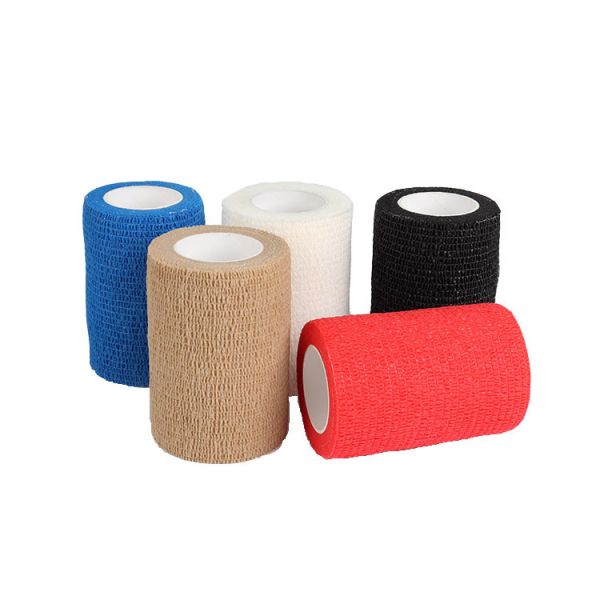 Buy CE Class I Cotton Flexible Disposable Cohesive Bandage Wrap for Sports, Hand & Leg Guard at wholesale prices