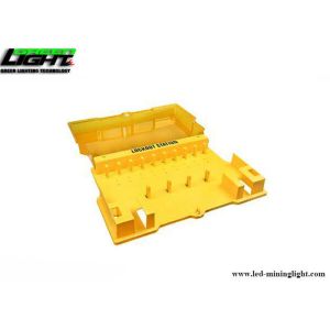 Unfilled Plastic PP Padlock Lockout Station With Cover