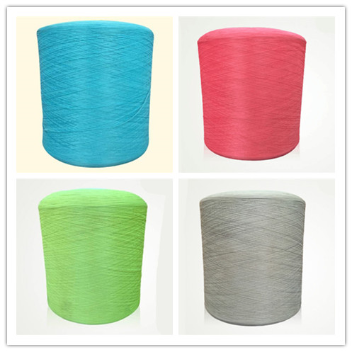 100D / 48F 100% polyester dyed yarn , Drawn Textured Yarn For Sewing , High strength