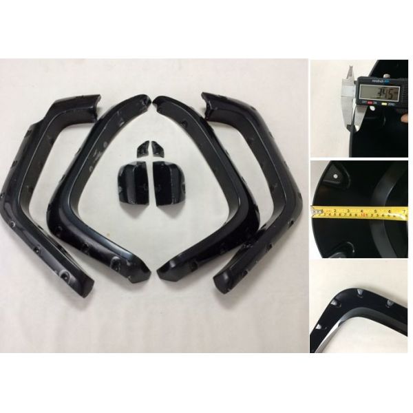 Toyota FJ Cruiser Black 4x4 Wheel Arch Flares With Decorative Screws And 3m Tape