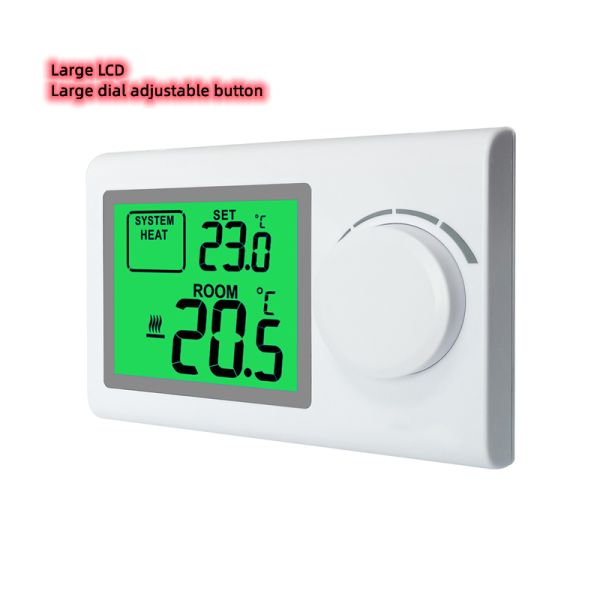 Buy Riseem Digital Display Style Boiler Room Thermostat with Temperature Control and Programmable Function at wholesale prices
