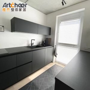 Modern Kitchen Furniture Design Allure Cabinets With Door Handles And Dish