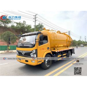 Quality Dongfeng Furuika 4x2 5000 Liters Vacuum Sewer Suction Truck for sale