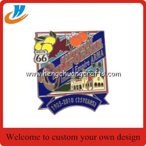 Soft or hard enamel pin welcome to custom,lapel pin badge with custom logo