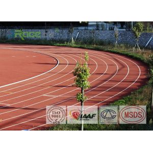 Durable Athletics Running Track Flooring Waterproof Environmental Friendly