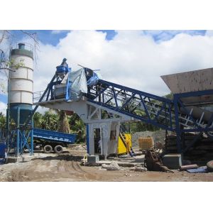 Ready Mix Mobile Concrete Plant Fully Automatic Small Portable Concrete Batch