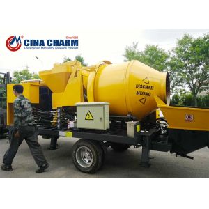 Quality Large Flow Diesel Concrete Mixer Pump 40m3 Per Hour Good Wear Resistance for sale