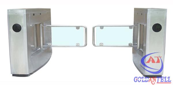 Buy Semi Automatic Control Passager Security Pedestrian Swing Barrier RS485 / TCP / IP Interface at wholesale prices