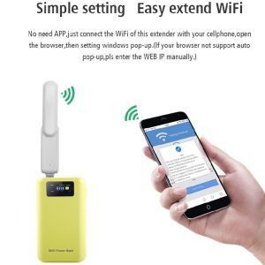 Pocket Foldable 300Mbps Wireless 2.4G Signal Amplifier