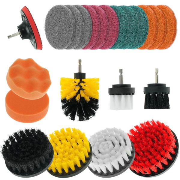 Drill Brush Power Scrubber Cleaning Brush All Purpose Drill Scrub Brushes Kit