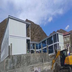 Light Earthquake Resistant Prefabricated Steel Apartments Australian Russian