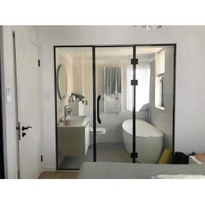 OEM Laminated Tempered Glass Flat Frameless For Shower Room